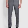 Farah Farah Mainline Roachman Frogmouth Anti Stain Twill Trousers In Dark Grey