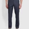Farah Roachman Anti Stain Twill Trousers In Indigo Farah Mainline