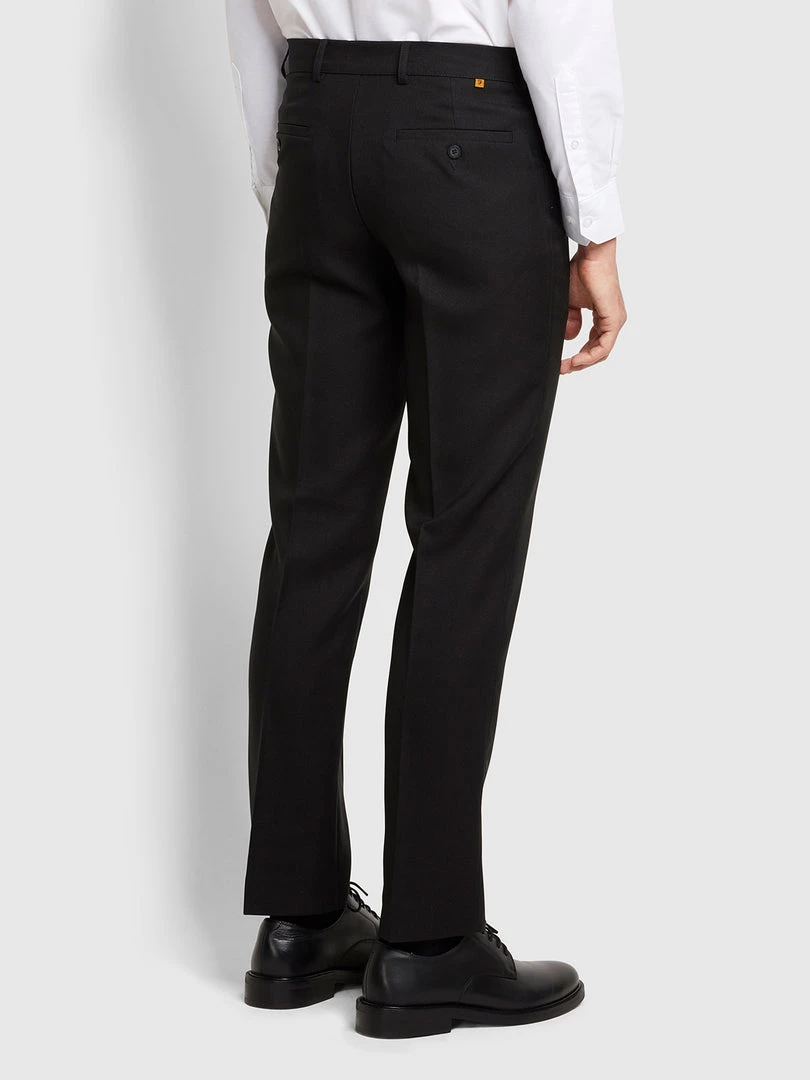 Farah Roachman Anti Stain Twill Trousers In Black 5 Farah Roachman Anti Stain Twill Trousers In Black