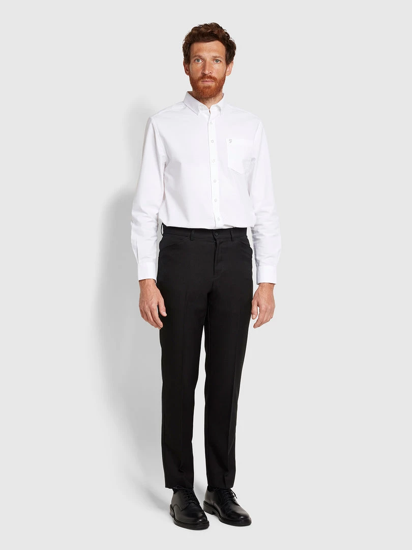 Farah Roachman Anti Stain Twill Trousers In Black 3 Farah Roachman Anti Stain Twill Trousers In Black