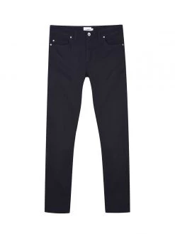 Farah Drake Slim Fit Cotton Twill Trousers In Black Trousers And Chinos