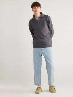 Farah Daytona Slim Fit Striped Organic Cotton T-Shirt In Jade Green T-Shirts