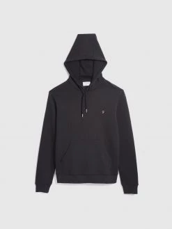 Farah Zain Organic Cotton Hoodie In Black CLOTHING