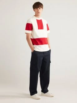 Farah T-Shirts Salford Slim Fit Organic Cotton T-Shirt In Red Ochre