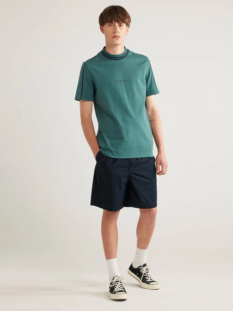 Farah Chain Regular Fit Organic Cotton T-Shirt In Pine Green T-Shirts 4 Farah Chain Regular Fit Organic Cotton T-Shirt In Pine Green T-Shirts