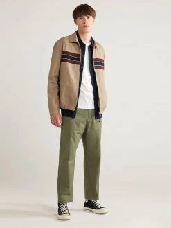 Farah Mani Coach Blouson Jacket In Smoky Brown Jackets And Coats