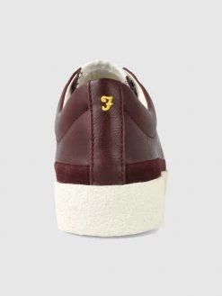 Farah Tyler Trainer In Burgundy