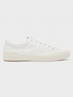 Farah Dallas Trainer In White Jeans