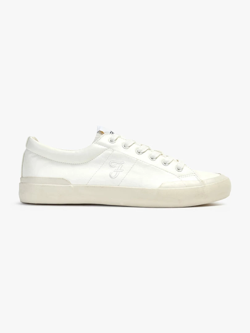 Farah Dallas Leather Trainer In White NEW IN 4 Farah Dallas Leather Trainer In White NEW IN
