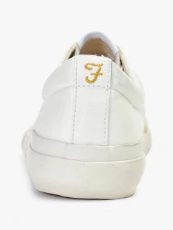 Farah Dallas Leather Trainer In White NEW IN 11 Farah Dallas Leather Trainer In White NEW IN