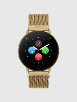 Jeans Farah Series 5 Smart Watch In Gold Mesh