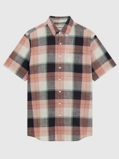 Farah Kasmin Check Shirt In Pastel Pink 11 Farah Kasmin Check Shirt In Pastel Pink