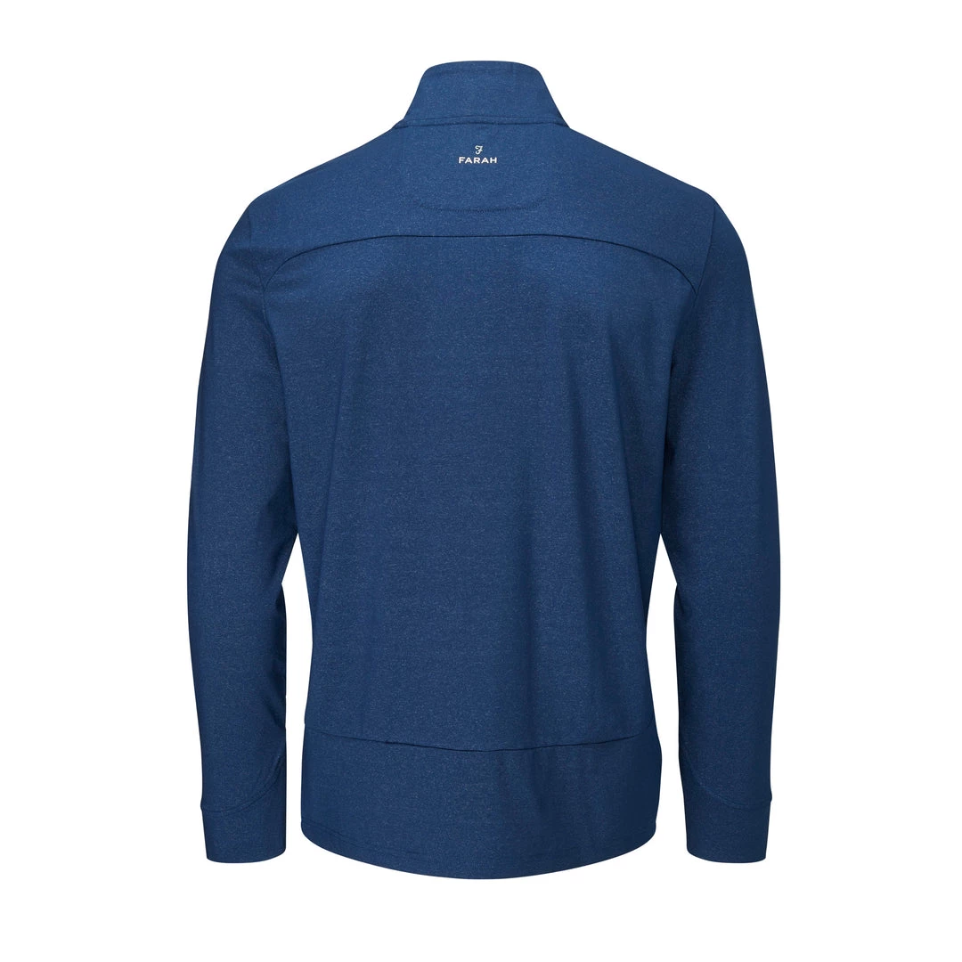 Farah Hayes Golf Quarter Zip Layering Pullover In Regatta Blue Jeans 5 Farah Hayes Golf Quarter Zip Layering Pullover In Regatta Blue Jeans