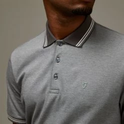 Farah Polos Morrill Golf Polo Shirt In Shadow
