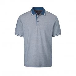 Farah Morrill Golf Polo Shirt In Regatta Blue Polos