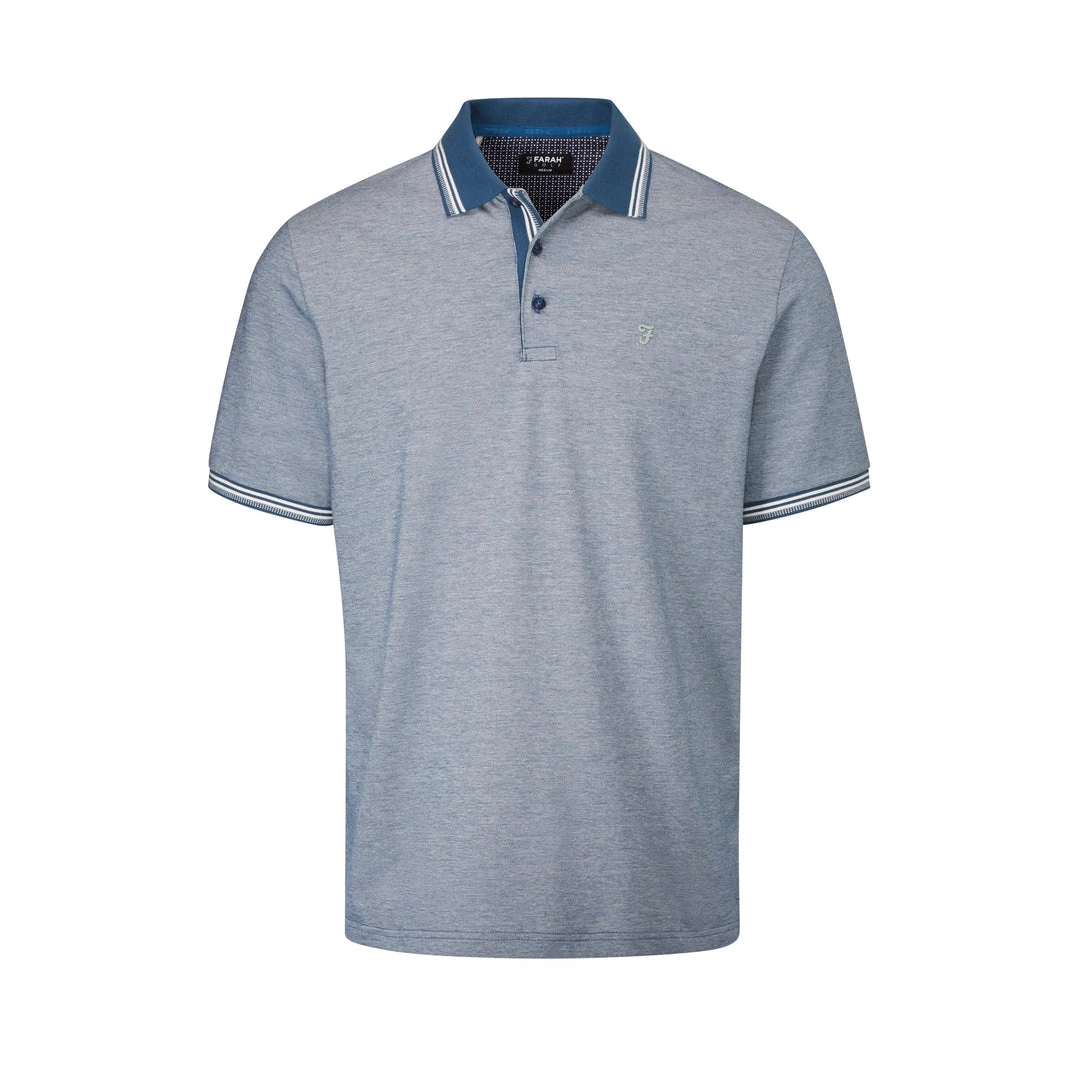 Farah Morrill Golf Polo Shirt In Regatta Blue Polos 3 Farah Morrill Golf Polo Shirt In Regatta Blue Polos