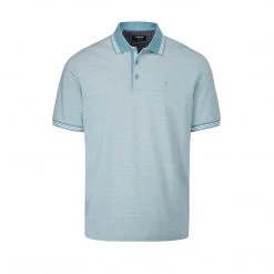 Farah Polos Morrill Golf Polo Shirt In Teal Hue