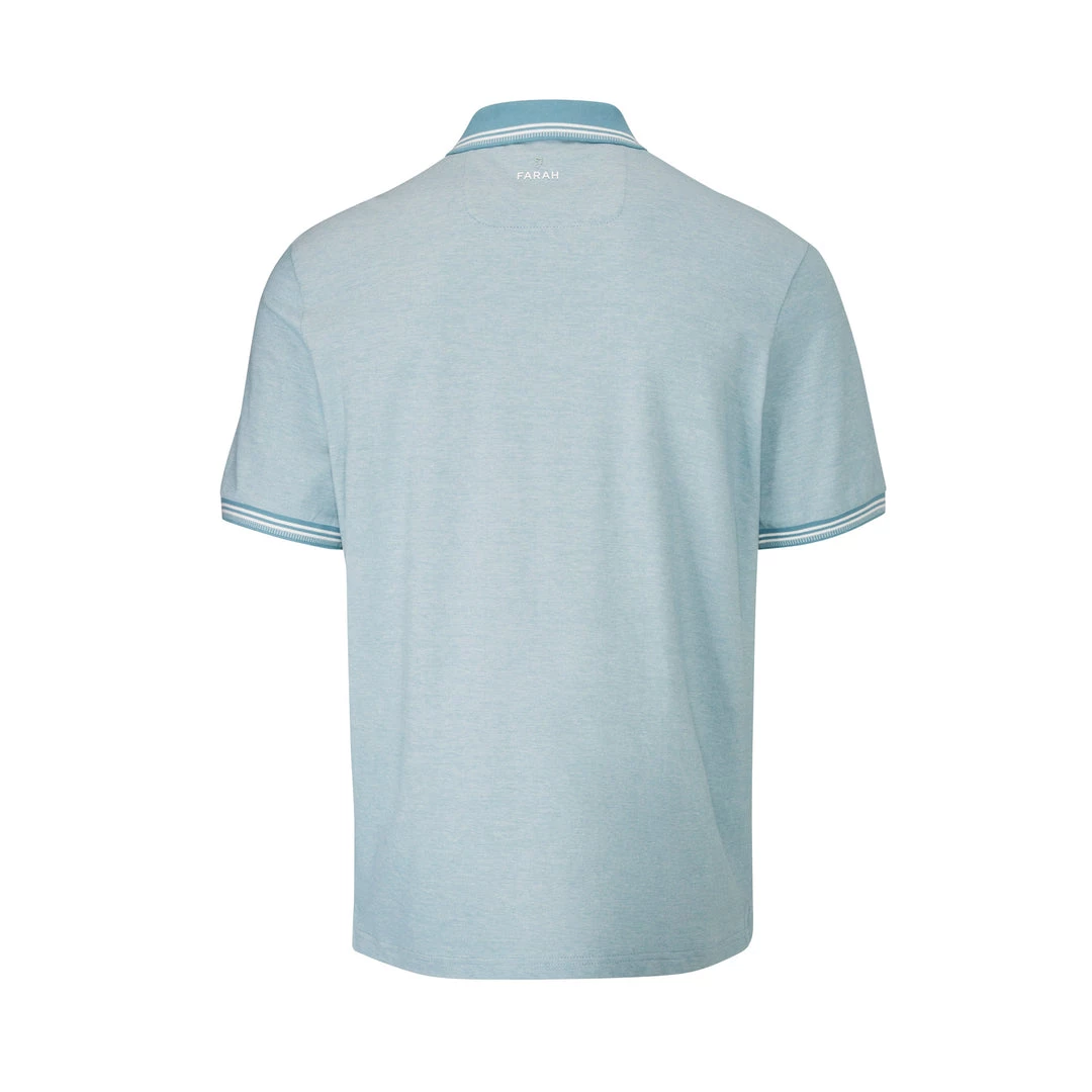 Farah Polos Morrill Golf Polo Shirt In Teal Hue 5 Farah Polos Morrill Golf Polo Shirt In Teal Hue