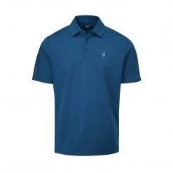 Farah Polos Keller Golf Polo Shirt In Regatta Blue