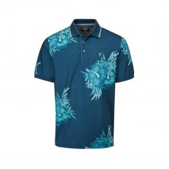 Cheap Farah Store 48 Dallas Golf Polo Shirt In Farah Teal Polos