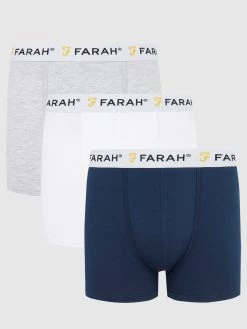 Farah Jeans Callow 3 Pack Boxers In Assorted