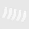 Farah Ayres 5 Pack Sports Crew Socks In White Jeans