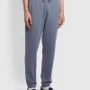 Farah NEW IN Durrington Organic Cotton Jogger In Battleship Blue