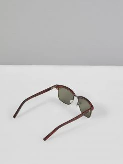 Farah Club Tortoiseshell Sunglasses In Red Jeans