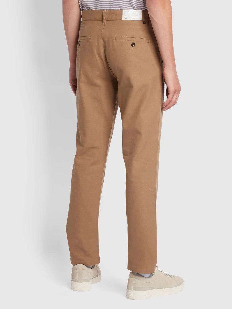 Farah Trousers And Chinos Elm Regular Fit Cotton Hopsack Trousers In Beige 6 Farah Trousers And Chinos Elm Regular Fit Cotton Hopsack Trousers In Beige
