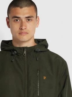 Farah CLOTHING Westchester Hooded Jacket In Evergreen