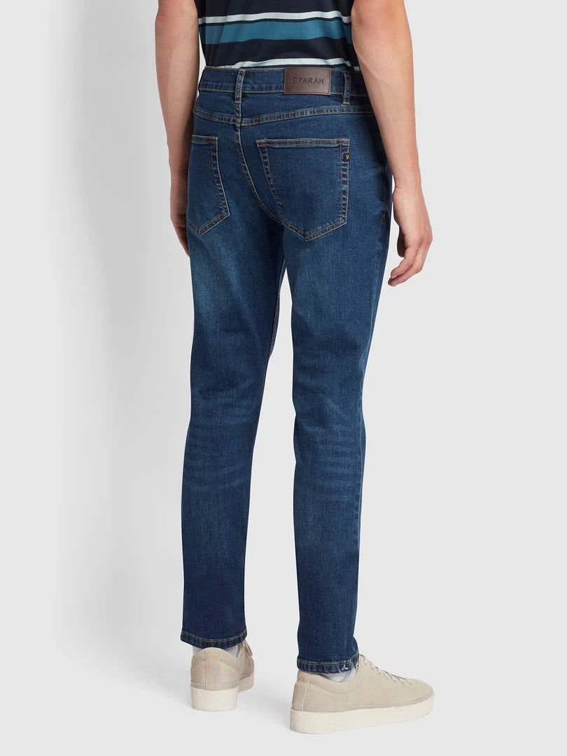 Farah Drake Slim Fit Stretch Jeans In Mid Denim CLOTHING 6 Farah Drake Slim Fit Stretch Jeans In Mid Denim CLOTHING