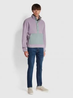 Farah Drake Slim Fit Stretch Jeans In Mid Denim CLOTHING