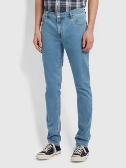 Farah Drake Slim Fit Stretch Jeans In Arctic Wash