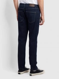 Farah Drake Slim Fit Stretch Jeans In Rinse Denim
