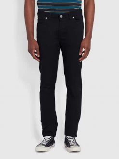 Farah CLOTHING Drake Skinny Fit Twill Chinos In Black