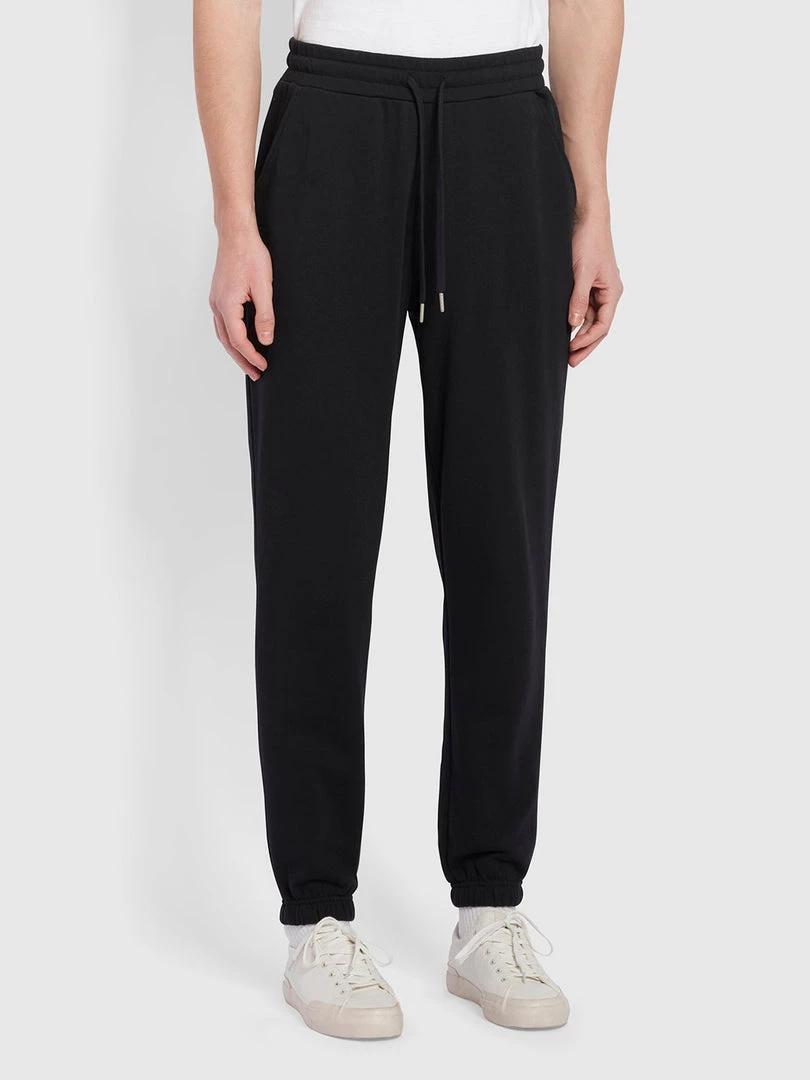 Farah Durrington Tall Fit Organic Cotton Jogger In Black 3 Farah Durrington Tall Fit Organic Cotton Jogger In Black