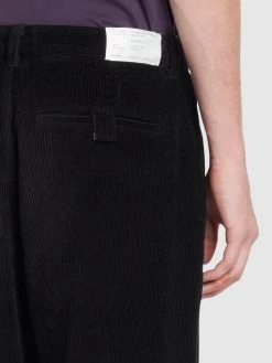 Farah Hawtin Relaxed Fit Cord Trousers In Black 8 Farah Hawtin Relaxed Fit Cord Trousers In Black