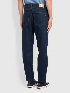 Farah Rushmore Tapered Fit Jeans In Rinse Denim