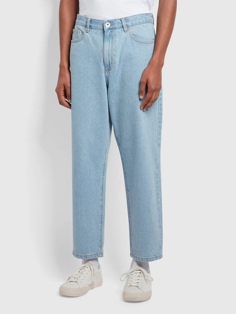 Farah Hawtin Relaxed Fit Cropped Jeans In Archive Wash CLOTHING 3 Farah Hawtin Relaxed Fit Cropped Jeans In Archive Wash CLOTHING
