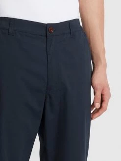 Farah Trousers And Chinos Rushmore Tapered Fit Trousers In True Navy