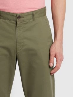 Farah CLOTHING Elm Regular Fit Organic Cotton Twill Chinos In Vintage Green