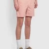 Farah Redwald Paper Touch Drawstring Shorts In Pink Rose