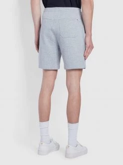 Farah CLOTHING Durrington Organic Cotton Jersey Shorts In Light Grey Marl 9 Farah CLOTHING Durrington Organic Cotton Jersey Shorts In Light Grey Marl