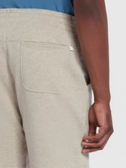 Farah CLOTHING Durrington Organic Cotton Jersey Shorts In Smoky Brown Marl 8 Farah CLOTHING Durrington Organic Cotton Jersey Shorts In Smoky Brown Marl