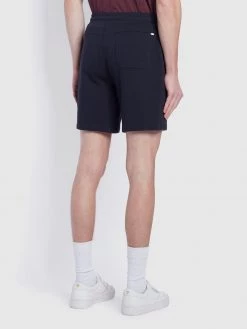 Farah Durrington Organic Cotton Jersey Shorts In True Navy