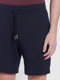 Farah Durrington Organic Cotton Jersey Shorts In True Navy