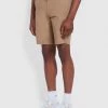 Farah CLOTHING Hawk Organic Cotton Chino Shorts In Beige