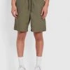 Farah Redwald Ripstop Drawstring Shorts In Vintage Green