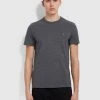 CLOTHING Danny Slim Fit Organic Cotton T-Shirt In Farah Grey Marl 2 CLOTHING Danny Slim Fit Organic Cotton T-Shirt In Farah Grey Marl