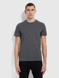 Cheap Farah Store 42 CLOTHING Danny Slim Fit Organic Cotton T-Shirt In Farah Grey Marl